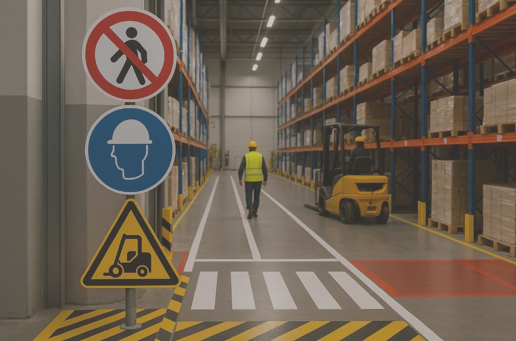 Sécurité et prévention dans les entrepôts : le rôle clé de la signalétique