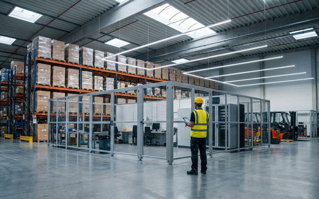 Cloison industrielle : quelles applications dans un entrepôt ?